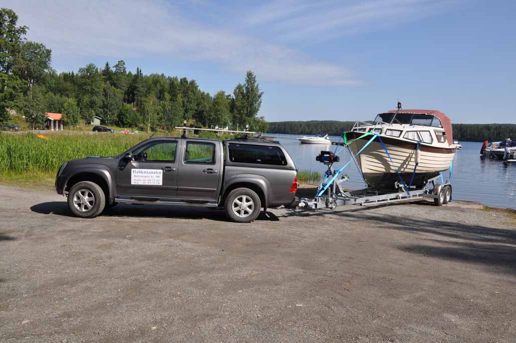 Båtslipp i Østre Otteid, Store Lee, Dalslands Kanal